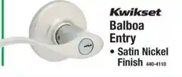 Menards Kwikset Balboa Entry offer
