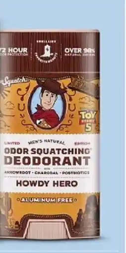 Target Dr. Squatch Howdy hero deodorant offer
