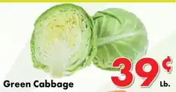 Valley Marketplace Green Cabbage offer