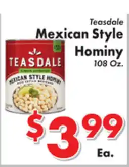 Valley Marketplace Teasdale Mexican Style Hominy offer