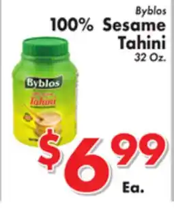 Valley Marketplace Byblos 100% Sesame Tahini offer