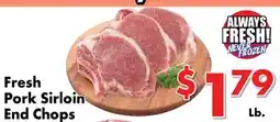 Valley Marketplace Fresh Pork Sirloin End Chops offer