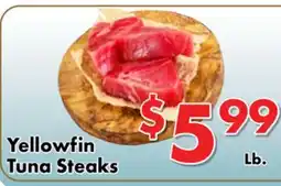 Valley Marketplace Yellowfin Tuna Steaks offer