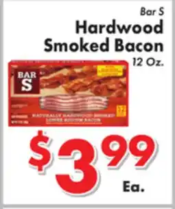 Valley Marketplace Bar S Hardwood Smoked Bacon offer