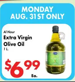 Valley Marketplace Al Nour Extra Virgin Olive Oil offer