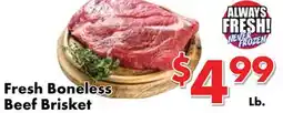 Valley Marketplace Fresh Boneless Beef Brisket offer