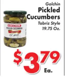 Valley Marketplace Golchin Pickled Cucumbers offer