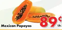 Valley Marketplace Mexican Papayas offer
