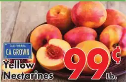Valley Marketplace Yellow Nectarines offer