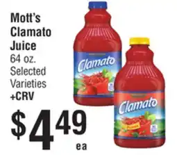 Smart & Final Mott's Clamato Juice offer