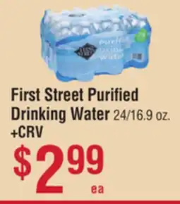 Smart & Final First Street Purified Drinking Water offer