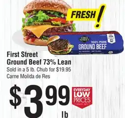Smart & Final First Street Ground Beef 73% Lean offer