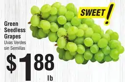 Smart & Final Green Seedless Grapes offer