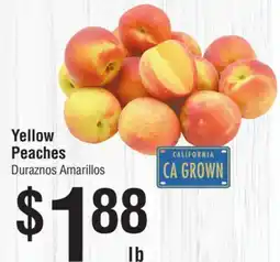 Smart & Final Yellow Peaches offer