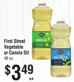 Smart & Final First Street Vegetable or Canola Oil offer