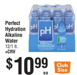 Smart & Final Perfect Hydration Alkaline Water offer