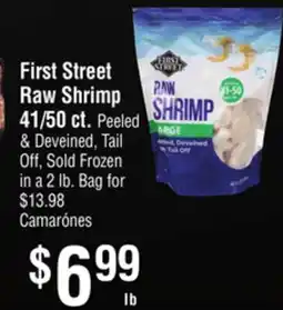 Smart & Final First Street Raw Shrimp offer