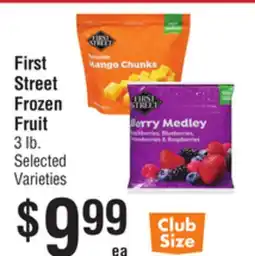 Smart & Final First Street Frozen Fruit offer
