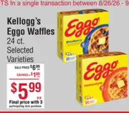 Smart & Final Kellogg's Eggo Waffles offer
