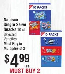 Smart & Final Nabisco Single Serve Snacks offer