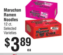 Smart & Final Maruchan Ramen Noodles offer