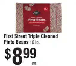 Smart & Final First Street Triple Cleaned Pinto Beans 10 lb offer