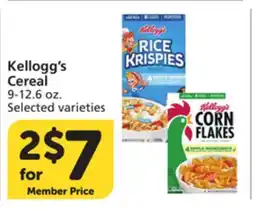 Vons Kellogg's Cereal offer