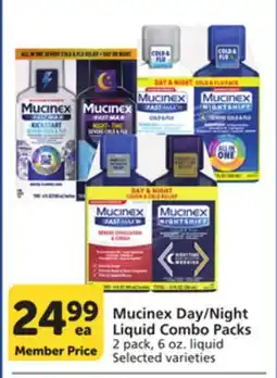 Vons Mucinex Day/Night Liquid Combo Packs offer