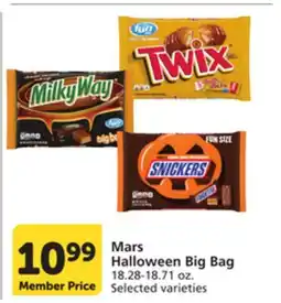 Vons Mars Halloween Big Bag offer