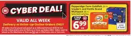 Vons Pepperidge Farm Goldfish 20 ct. Snyder's and Kettle Brand Multipack 20 ct offer