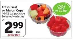 Vons Fresh Fruit or Melon Cups offer