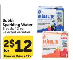 Vons Bubblr Sparkling Water offer