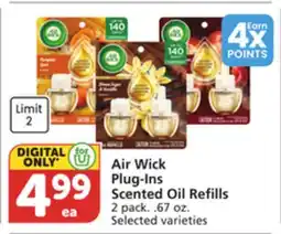 Vons Air Wick Plug-Ins Scented Oil Refills offer
