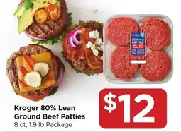Food 4 Less Kroger 80% Lean Ground Beef Patties offer