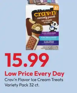 Stater Bros Crav'n Flavor Ice Cream Treats Variety Pack 32 ct offer