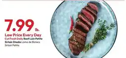 Stater Bros Sirloin Steaks offer