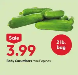Stater Bros Baby Cucumbers offer