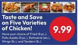 Stater Bros Taste and Save on Five Varieties of Chicken! offer