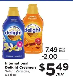 Ralphs International Delight Creamers offer