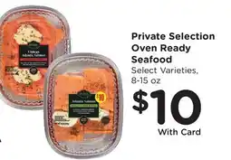 Ralphs Private Selection Oven Ready Seafood offer