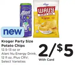 Ralphs Kroger Party Size Potato Chips offer