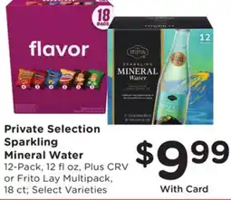 Ralphs Private Selection Sparkling Mineral Water offer