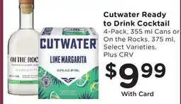 Ralphs Cutwater Ready to Drink Cocktail offer