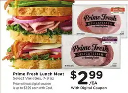 Ralphs Prime Fresh Lunch Meat offer