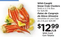 Ralphs Wild-Caught Snow Crab Clusters offer