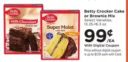 Ralphs Betty Crocker Cake or Brownie Mix offer
