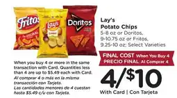 Ralphs Lay's Potato Chips offer