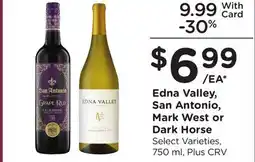 Ralphs Edna Valley, San Antonio, Mark West or Dark Horse offer