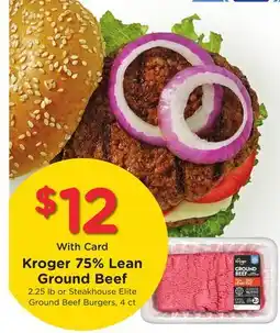 Ralphs Kroger 75% Lean Ground Beef offer