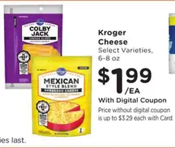 Ralphs Kroger Cheese offer